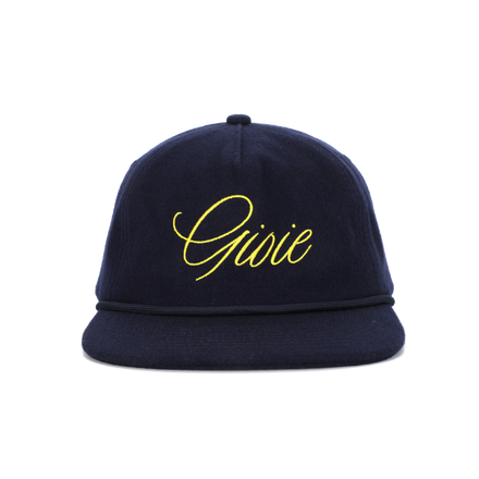 Navy Wool Hat